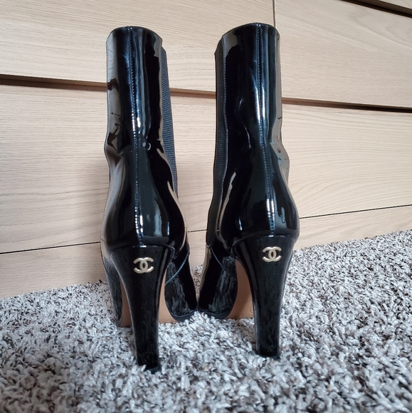 CHANEL Shoes - Chanel boots! Beautiful, Too small.